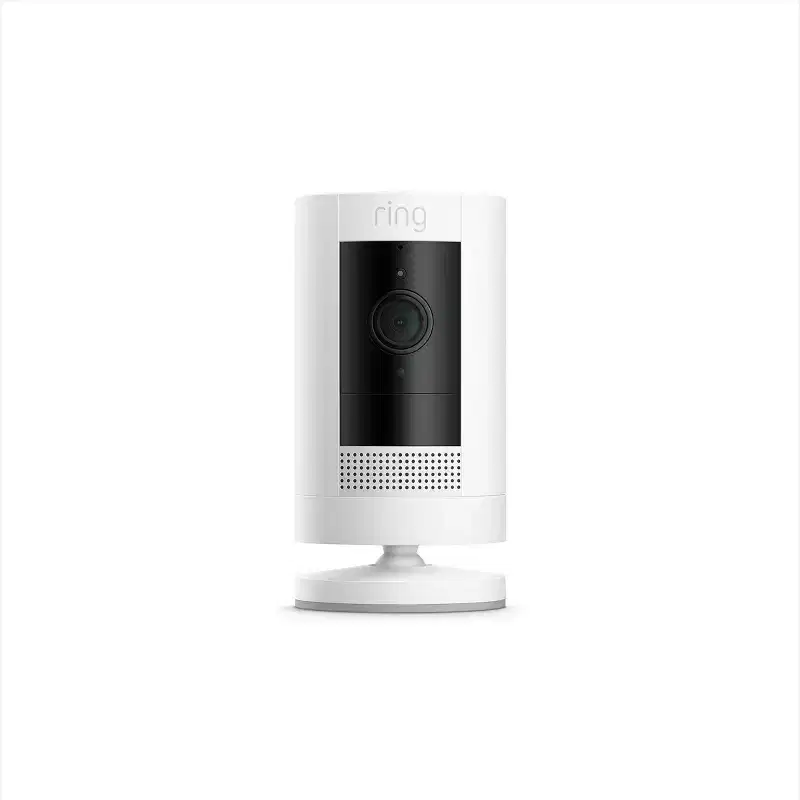 Ring Outdoor Cam (Stick Up Cam) 1080p Wireless Security Camera (Battery) 2pk: Alexa Compatible, Motion Activated, Night Vision, 2-Way Talk