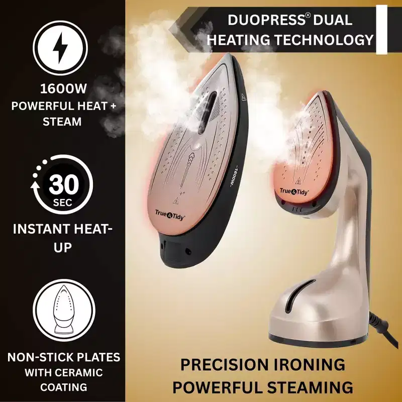 True & Tidy Duopress XL Iron and Steamer