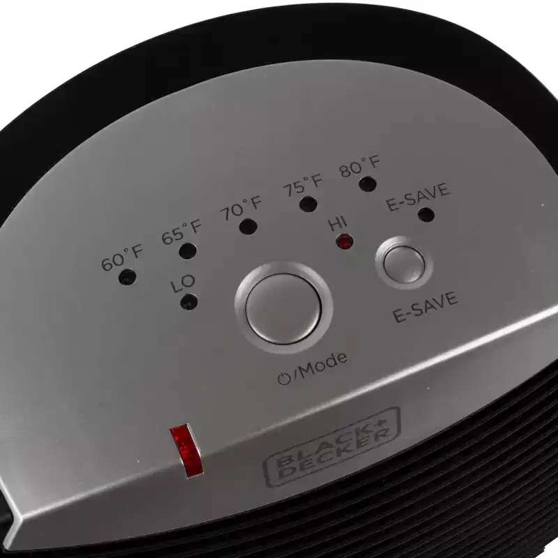 BLACK+DECKER Electronic Heater with E-Saver Function