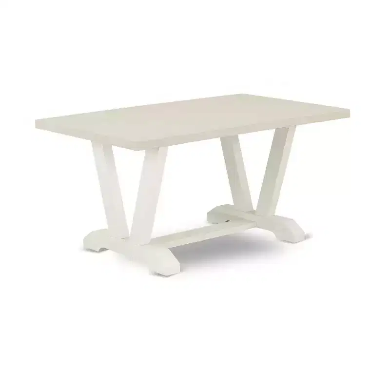 HomeStock 5-Piece Natural Oak Finish Solid Wood Top Dining Table with 4-Parson Chair