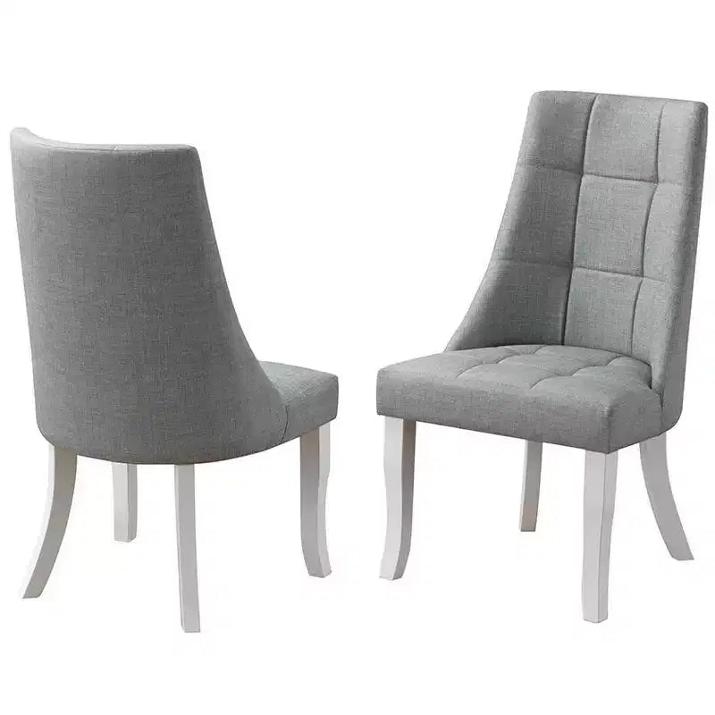 Kings Brand Furniture Milan Vinyl Upholstery Kitchen Dinette Dining Room Side Chairs, Set of 2.
