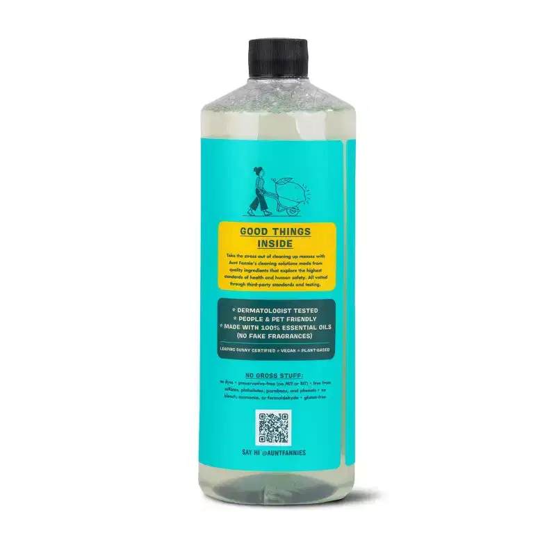 Aunt Fannie's Bright Lemon Multi-Surface Liquid Floor Cleaner - 32 fl oz