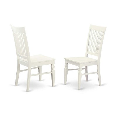 HomeStock 7-Piece Linen White Finish Solid Wood Top Dining Table with 6 Chairs