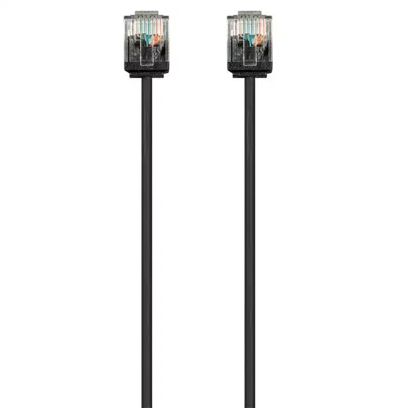 Monoprice Cat6 Ethernet Patch Cable - 3 Feet - Black | Stranded, 550MHz, UTP, Pure Bare Copper Wire, 32AWG - Micro SlimRun Series
