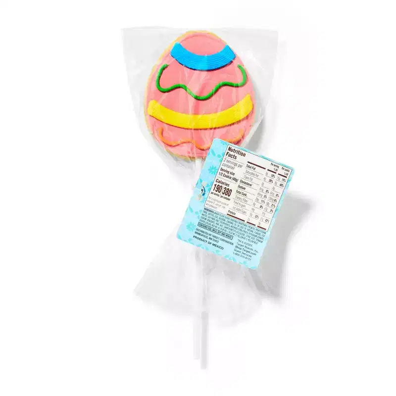 Spring Hand-Decorated Sugar Cookie on a Stick - 2.8oz - Favorite Day™