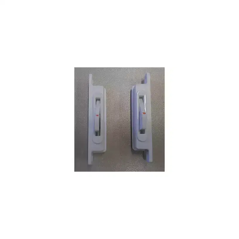 Brixwell Plastic Window Opening Control Device, Face Mount Single Action Set, For Window Opening, 3/4 Width, 3-1/2 Height, White Finish