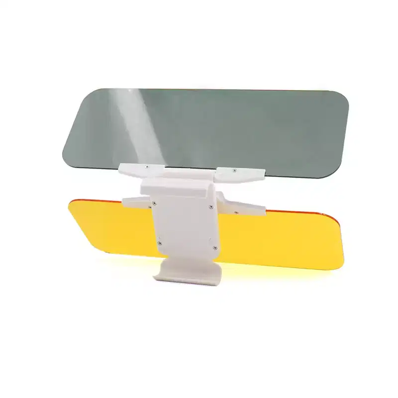 Unique Bargains Adjustable Anti-glare Sun Visor Flip Down Sunshield Day Night Vision for Car