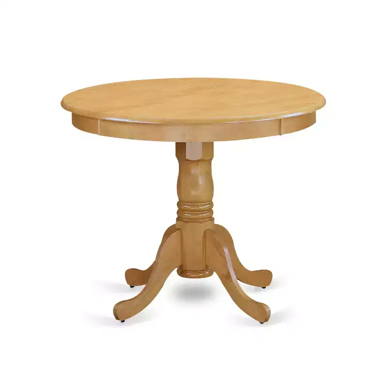 HomeStock Belmont Dinette Set - Kitchen Table And Dining Chairs, Oak