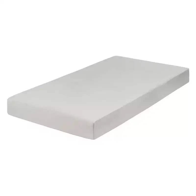 Everyday Kids Gray Fitted Crib Sheet  Soft 100% Microfiber  Fits Standard Crib Mattress 28 x 52  Breathable Baby Nursery Bedding