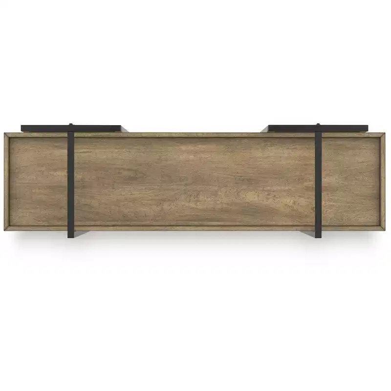 Signature Design by Ashley Montia 76 5 Shelf Bookcase, Light Brown