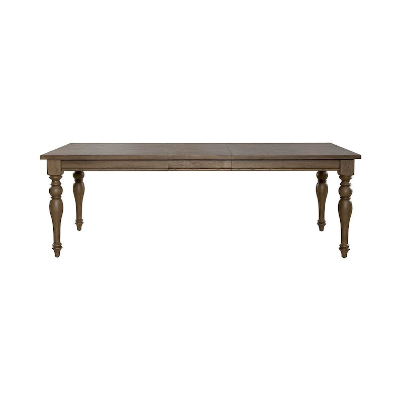 Americana Farmhouse Dusty Taupe Rectangular Leg Table