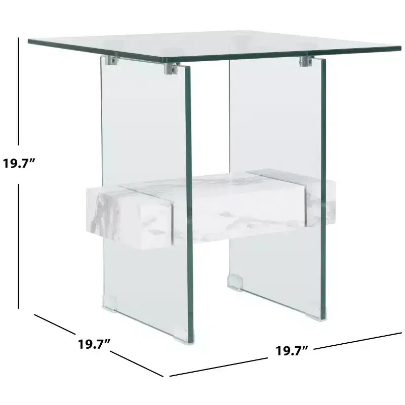 Kayley Glass Accent Table - ACC7001 - Safavieh