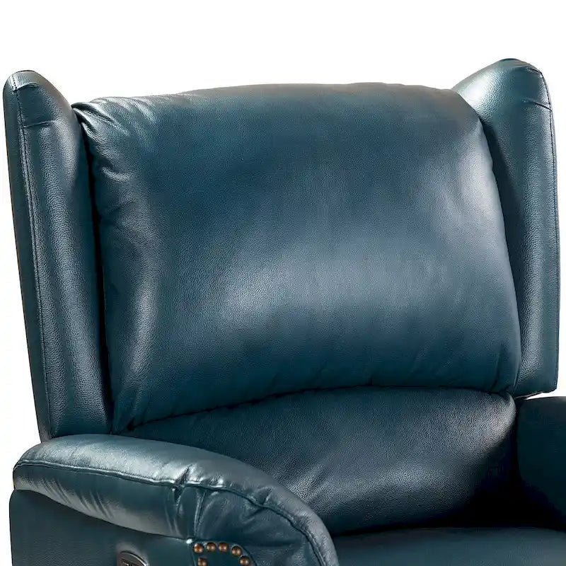Eduardo Genuine Leather Power Recliner with USB Port Set of 2