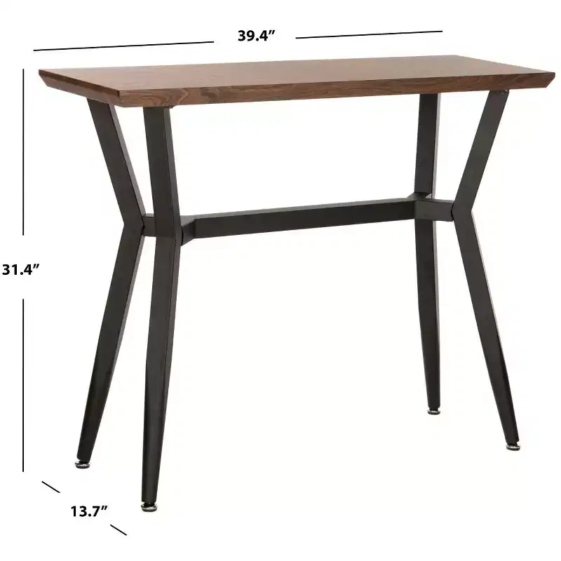 Andrew Console Table - CNS7002A - Brown/Black - Safavieh