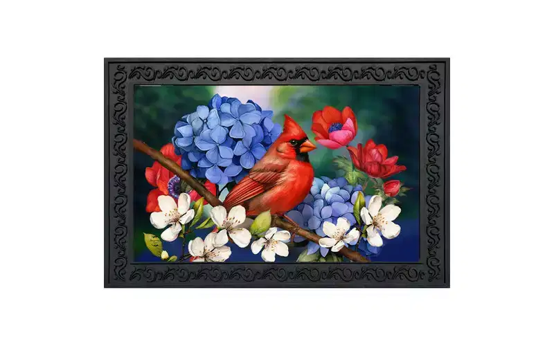 Briarwood Lane Spring Doormat 30x18 Indoor Outdoor American Cardinal For Spring Doormat