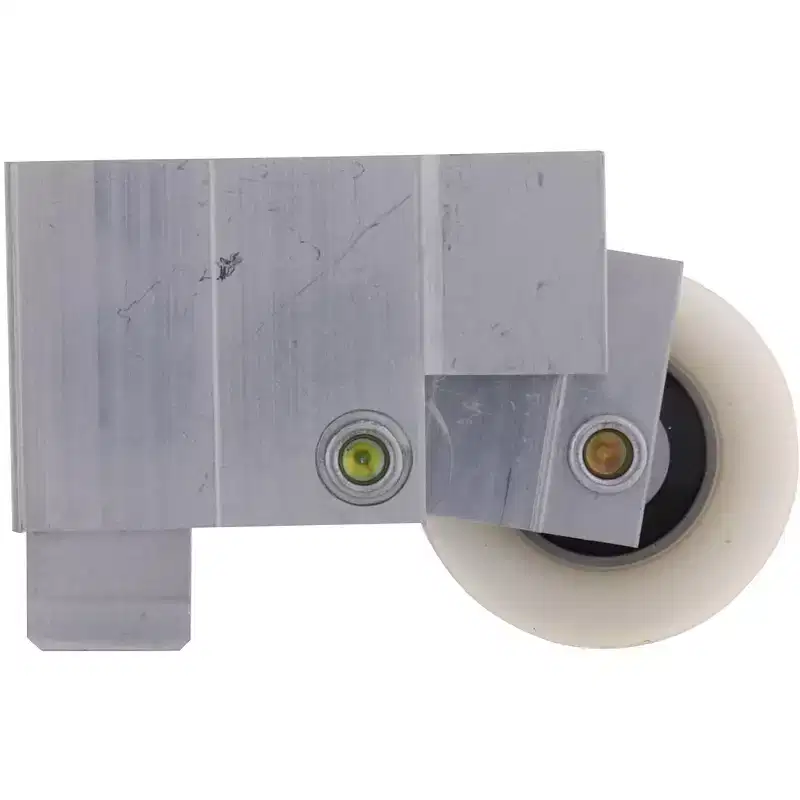 Brixwell Patio Door Roller Assembly, Steel Material, 1-21/32 Nylon Wheel, 2-17/32 Housing Length, 1-9/16 Housing Height, Gray Finish