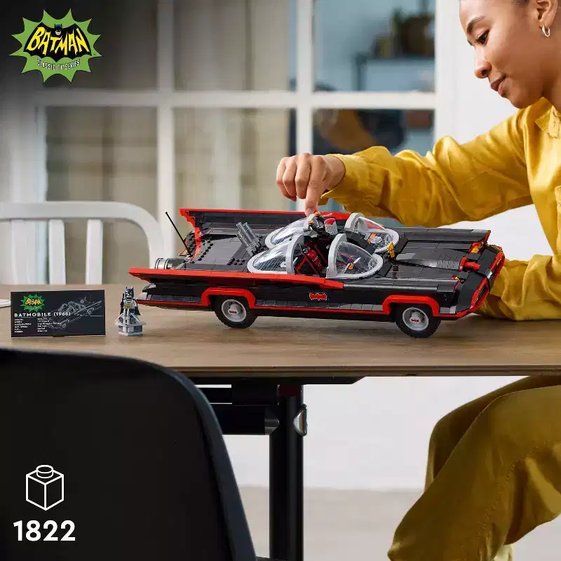 LEGO DC Batman: The Classic TV Series Batmobile Set and DC Collectibles 76328
