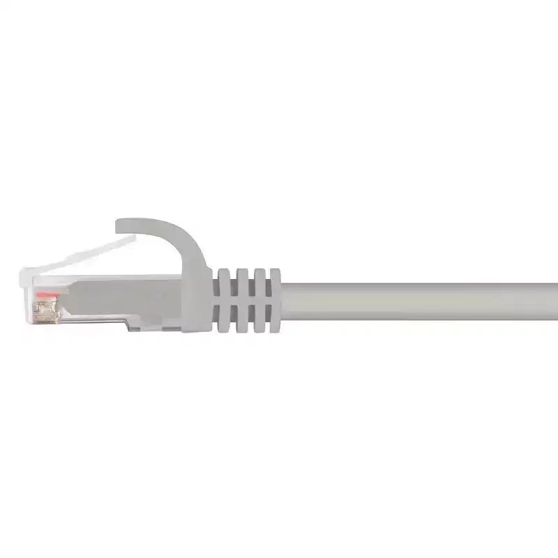 Monoprice Cat6 Ethernet Patch Cable - 100 Feet - Gray | Network Internet Cord - RJ45, Stranded, 550Mhz, UTP, Pure Bare Copper Wire, 24AWG - Flexboot