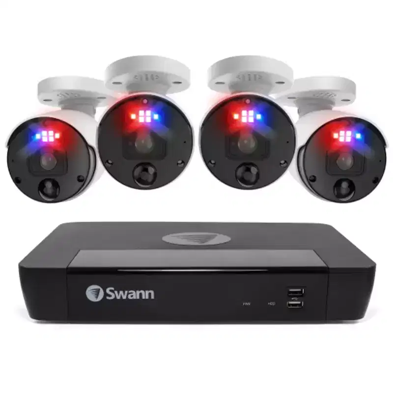 Swann 4 Camera 8 Channel 6K 12MP Mega HD Professional NVR Security System | SWNVK-890004