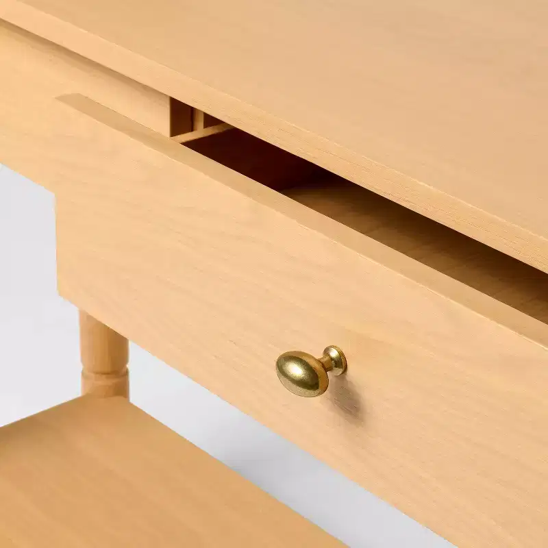 60 Modern Wooden Console Table with Drawer Brown - Threshold™ designed with Studio McGee