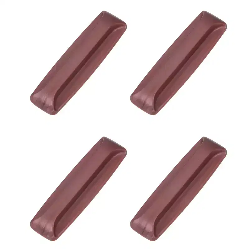Unique Bargains No-Drilling Self-Stick Instant Kitchen Glass Doors Drawer Handles 4 Pcs