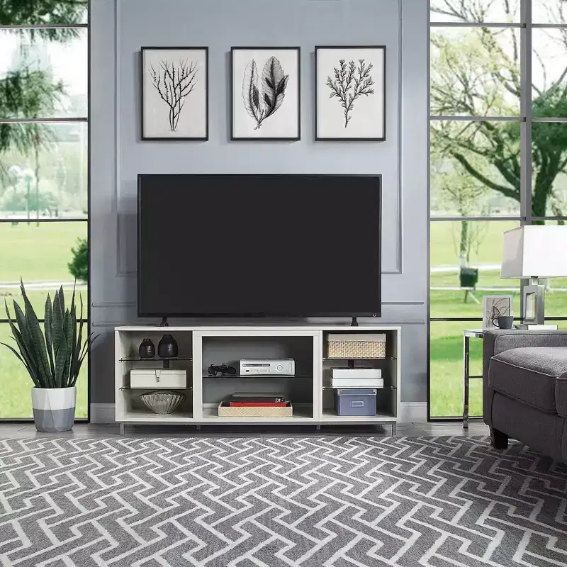Brighton TV Stand for TVs up to 56 - Manhattan Comfort