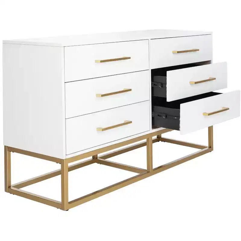 Estelle 6 Drawer Modern Dresser - SFV2105 - Safavieh Couture