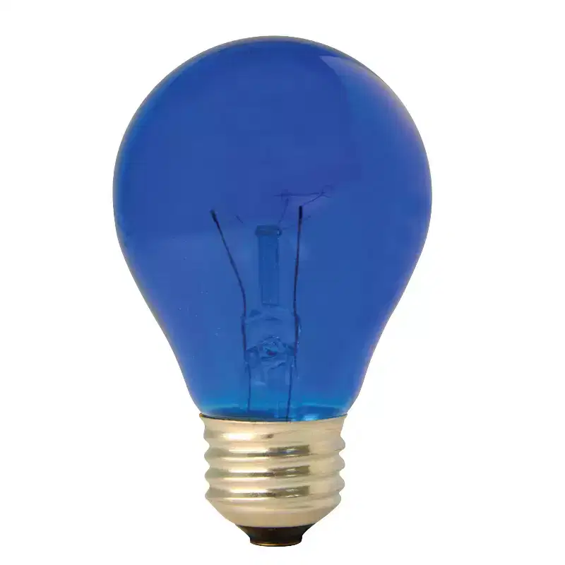 GE 25W Incandescent Party Light Blue