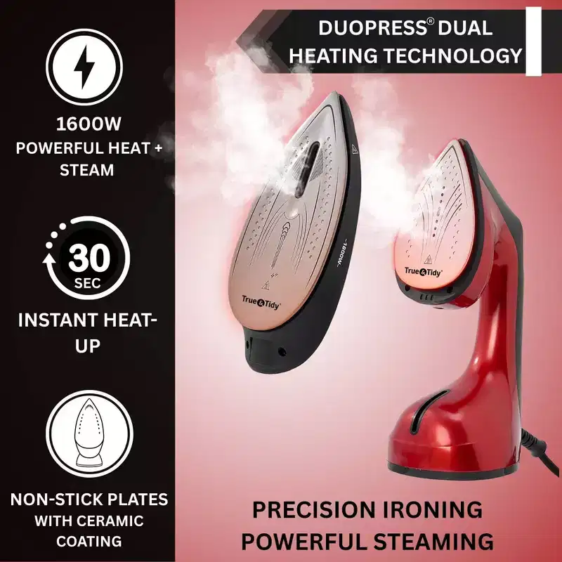 True & Tidy Duopress XL Iron Steamer