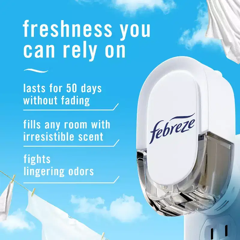 Febreze Downy Infusions Calm Plug Dual Air Freshener Refill - Lavender & Vanilla Bean - 1.75 fl oz/2pk