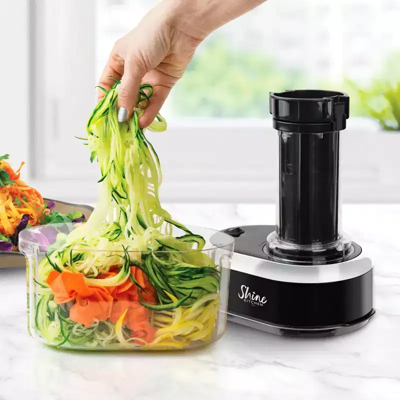 Shine Kitchen Co. Electric Spiralizer  Black