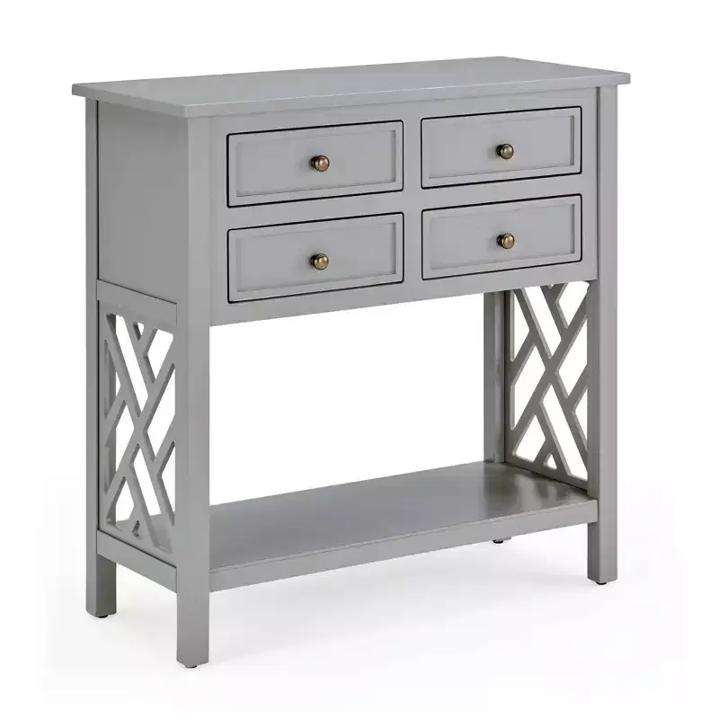 32 Middlebury Wood Console Table with 4 Drawers - Alaterre Furniture