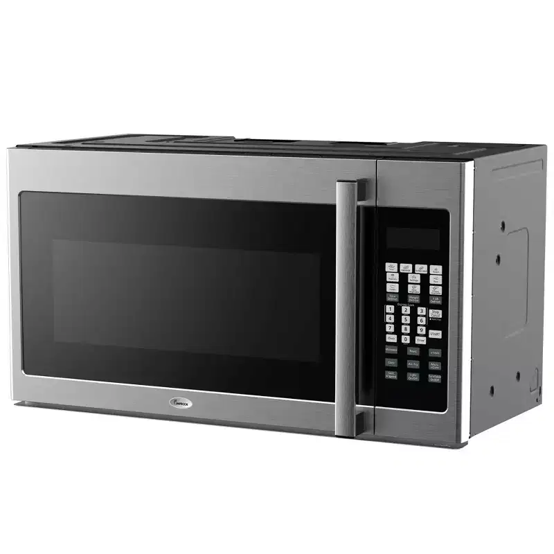Impecca 30 Inch Over-the-Range Microwave Oven with Convection, AirFry, and Sensor Cooking, Stainless Steel