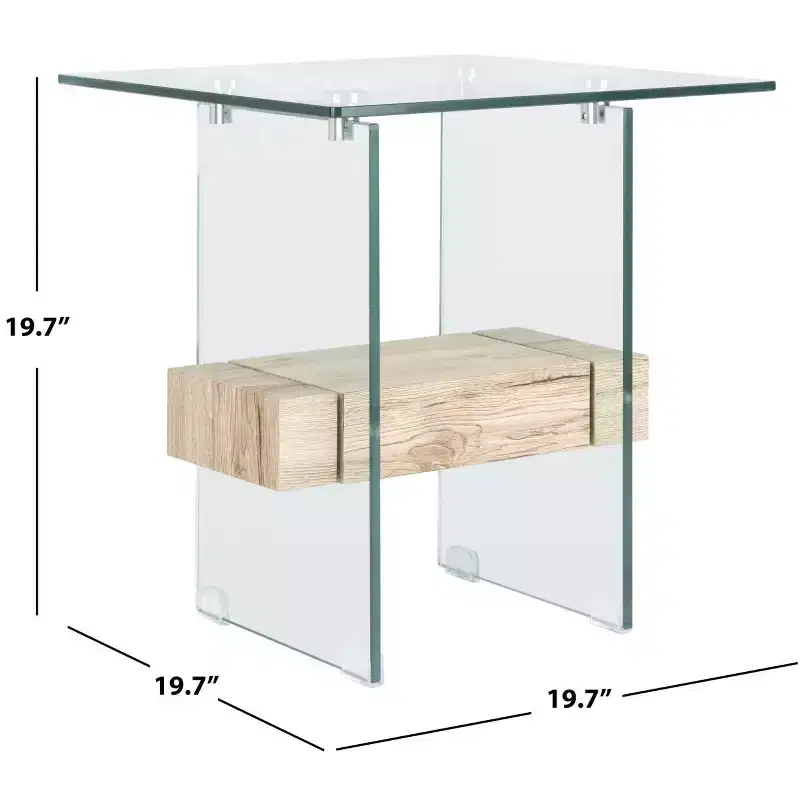 Kayley Glass Accent Table - ACC7001 - Safavieh