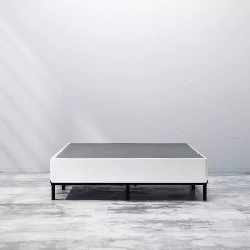 9 Metal Smart Box Spring with Quick Assembly Gray - Zinus