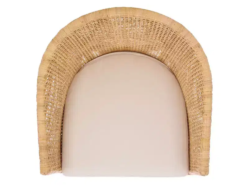 Taina Accent Chair - ACH6534 - Natural/White - Safavieh