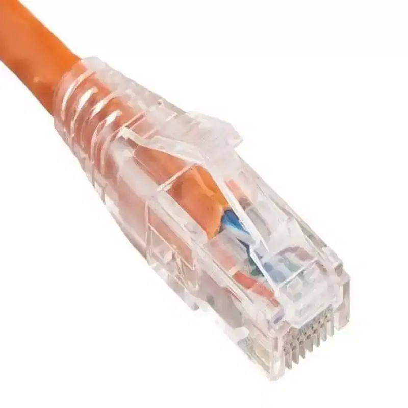 SANOXY Cables and Adapters; 20ft Cat6 550 MHz UTP Ethernet Network Patch Cable with Clear Snagless Boot, Orange