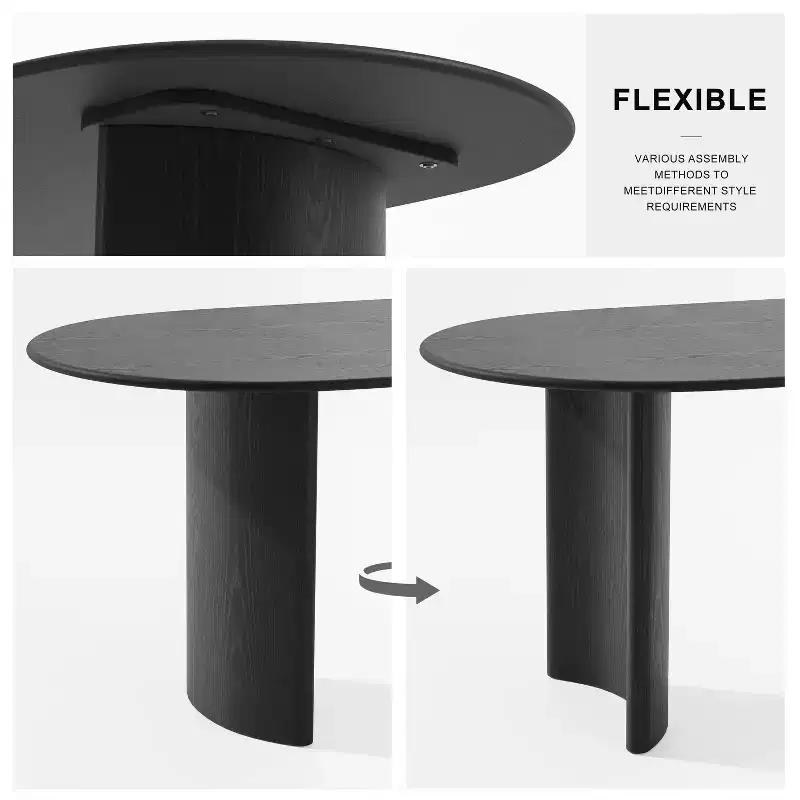 Dovelina Dining Table Modern Wood Kitchen Table Dining Room Table