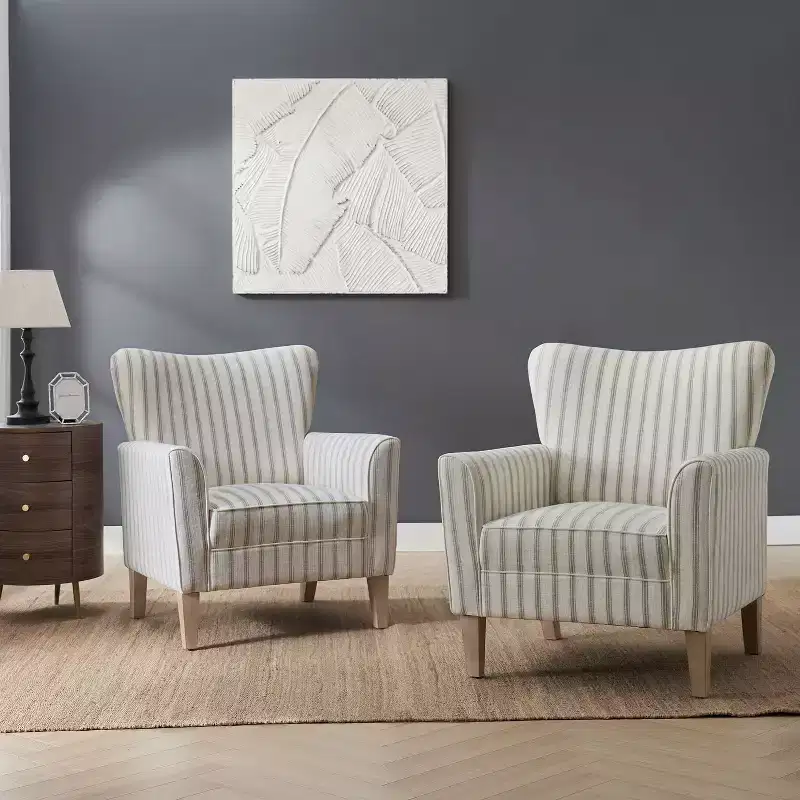 Set of 2 Rachel Armchair with Special Arms| ART OF LIVING DESIGNS