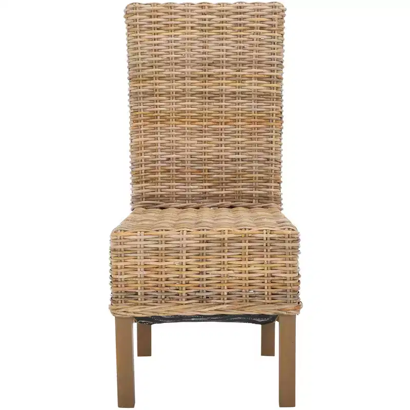 Pembrooke 19 H Rattan Side Chair (Set of 2) - FOX6520 - Safavieh Couture