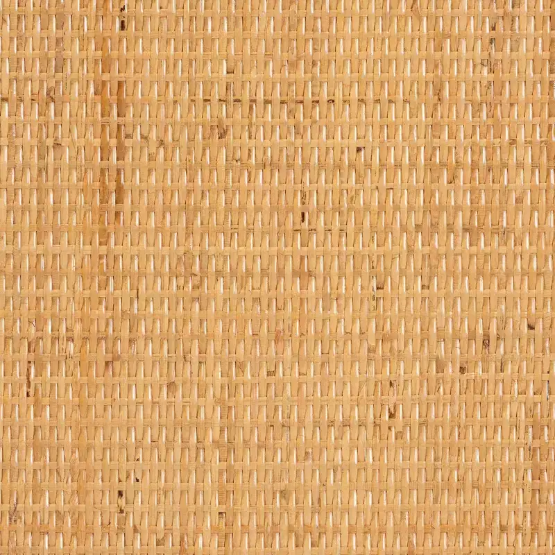 bali & pari Louis Rattan End Table Light Honey: No Assembly, Round Wicker Side