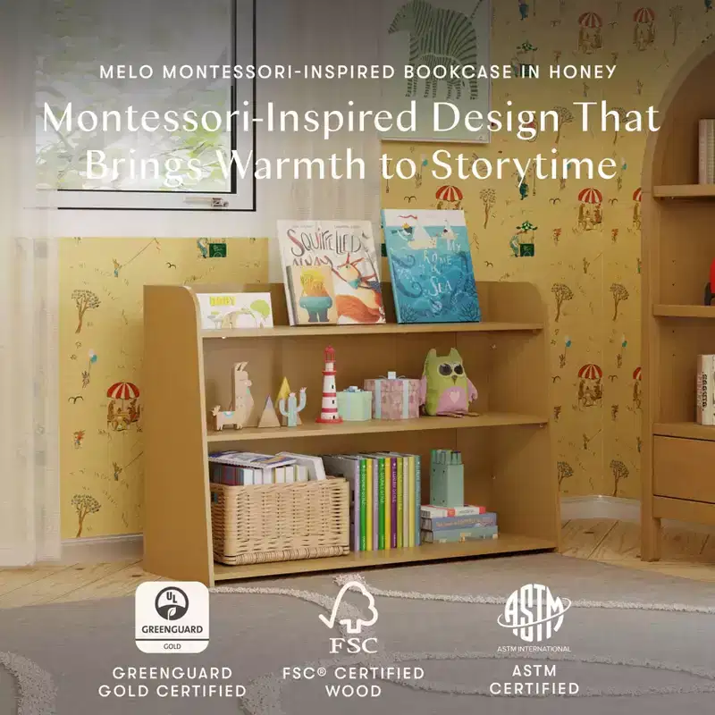 Montessori-Inspired Kids Bookcase