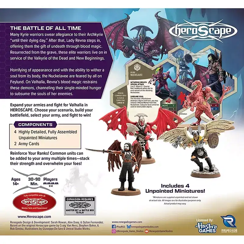 Renegade Games: Heroscape, Revenants of Revna & Nuckelavee Common Army Expansion