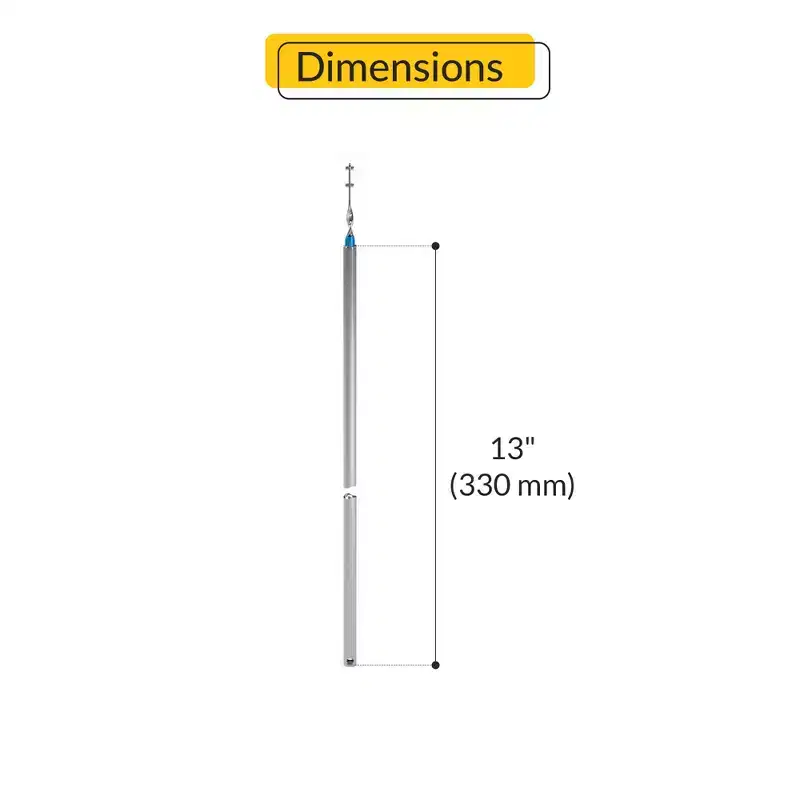Brixwell 85-13b Tilt Tube Window Balance 13 Tube Length Blue Bearing
