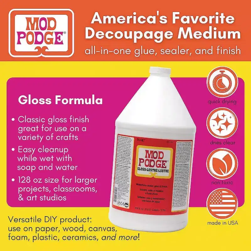Mod PodgeDecoupage Gloss Finish, Gallon
