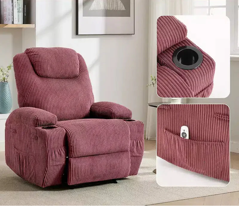 Comfort Recliner Chair for Living Room, Stylish & Durable Modern Lounge Seating, Ergonomic Back Support, Easy Assembly, Ideal for Home Relaxation