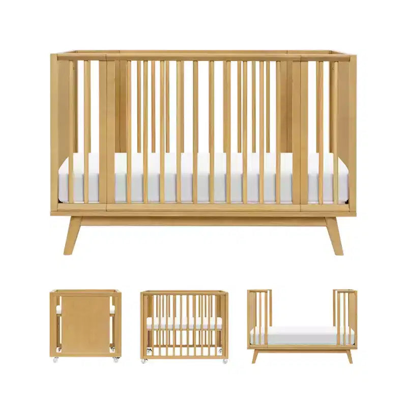 Babyletto Palma 8-in-1 Convertible All-Stages Crib with Bassinet & Toddler Bed Kits