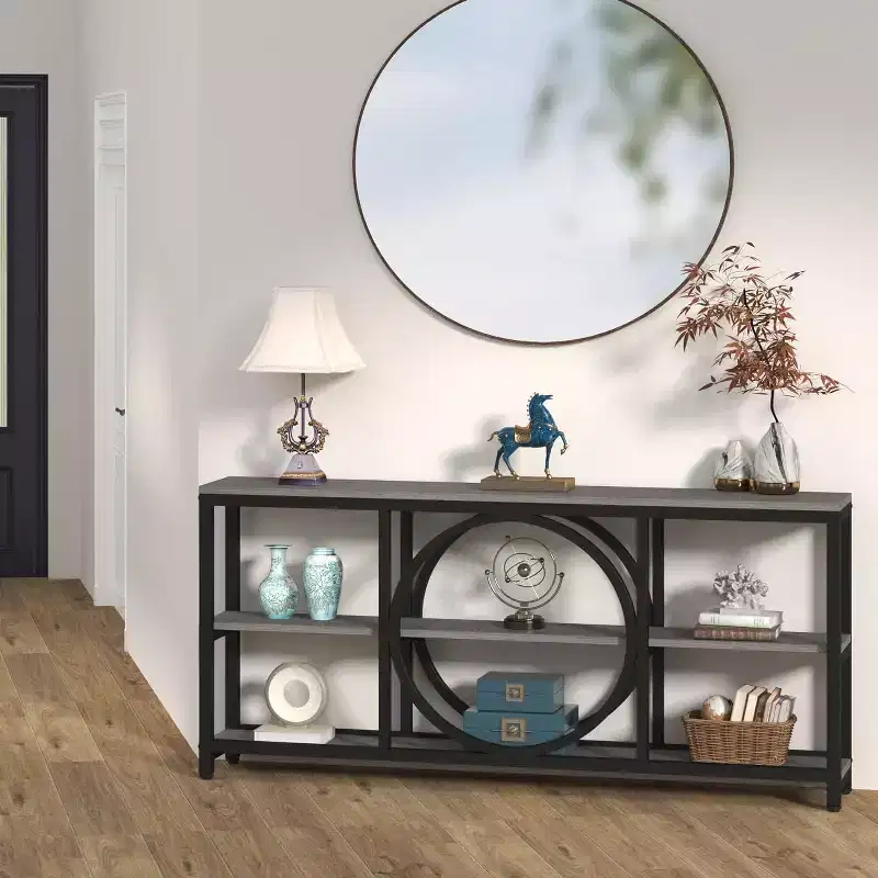 Lantine 70.9 inches 3-Tier Extra Long Console Table