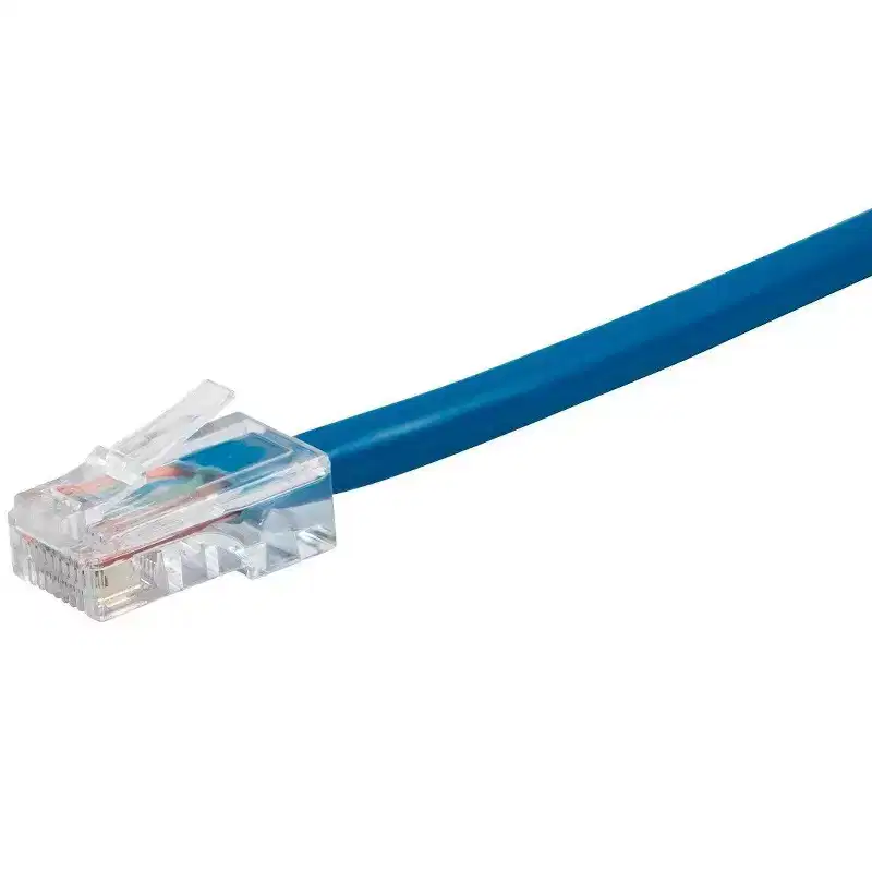Monoprice Cat5e Ethernet Patch Cable - 25 Feet - Blue, RJ45, Stranded, 350Mhz, UTP, Pure Bare Copper Wire, 24AWG - Zeroboot Series