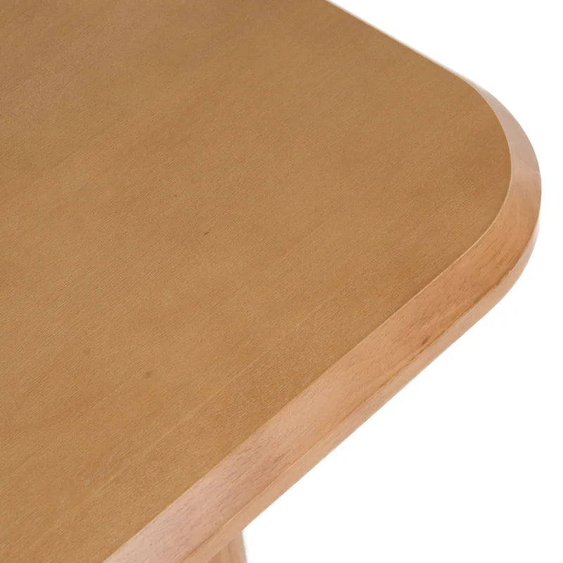 Modrest Rhea Modern 87 Natural Acacia Rectangular Dining Table - Beige
